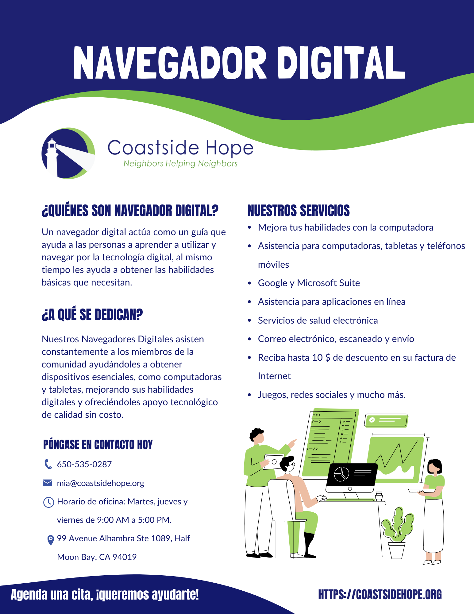 NEW Digital Navigator Program - Coastside Hope